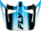 Werx R Carbon Flow Visor Black/Blue/White