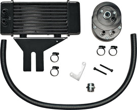 Lowmount 10 Row Oil Cooler Black