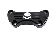 Load image into Gallery viewer, Black Skull Riser Top Clamp