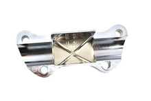 Load image into Gallery viewer, Skull Riser Top Clamp Chrome with Long Skirt