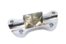 Load image into Gallery viewer, Skull Riser Top Clamp Chrome with Long Skirt