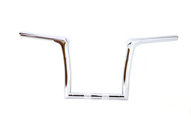 OE 9.8-inch Z handlebar with indents for motorcycle control, featuring ergonomic design and durable construction.