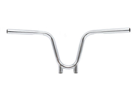 V-TWIN 1 inch NYC handlebar chrome control with shiny finish, suitable for motorcycle handlebars, shown in the image.