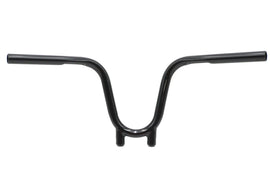 V-TWIN 1 inch NYC handlebar control in black, featuring textured grips and mounting hardware for motorcycle handlebars.