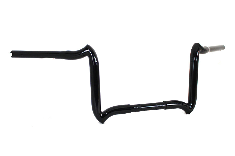 10 inch Road Glide Handlebar without Indents Black