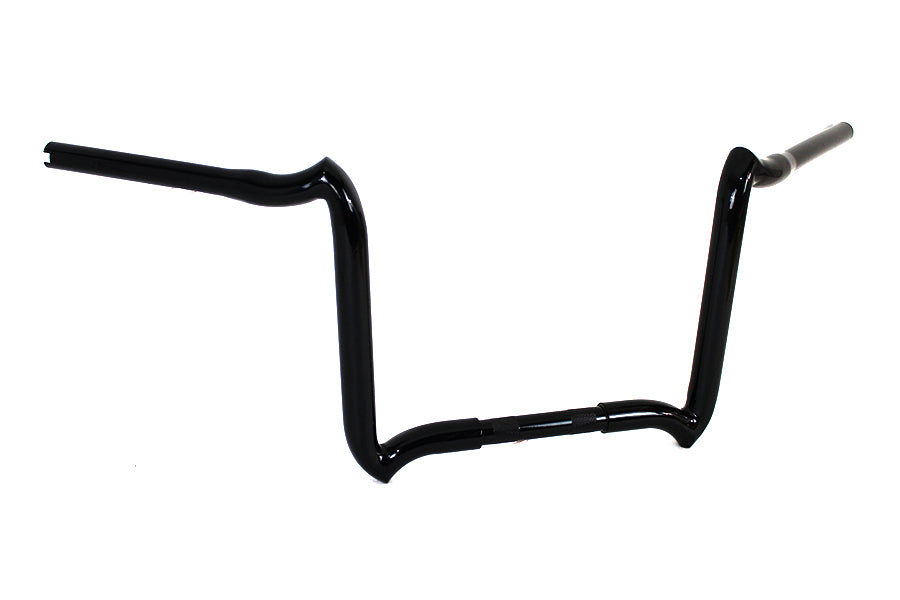 12 inch Road Glide Handlebar without Indents Black