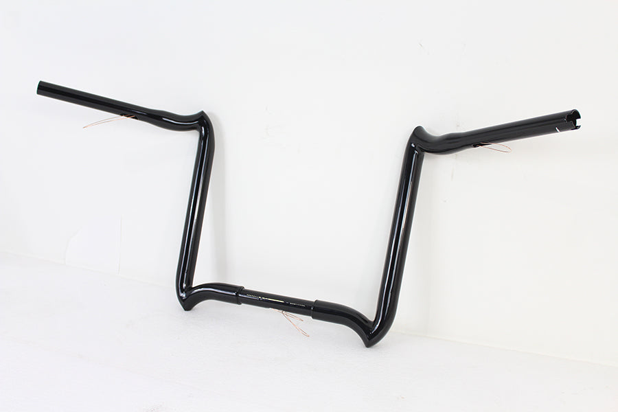 14 inch Road Glide Handlebar without Indents Black