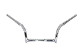 10 inch Z-Bar Handlebar without Indents Chrome