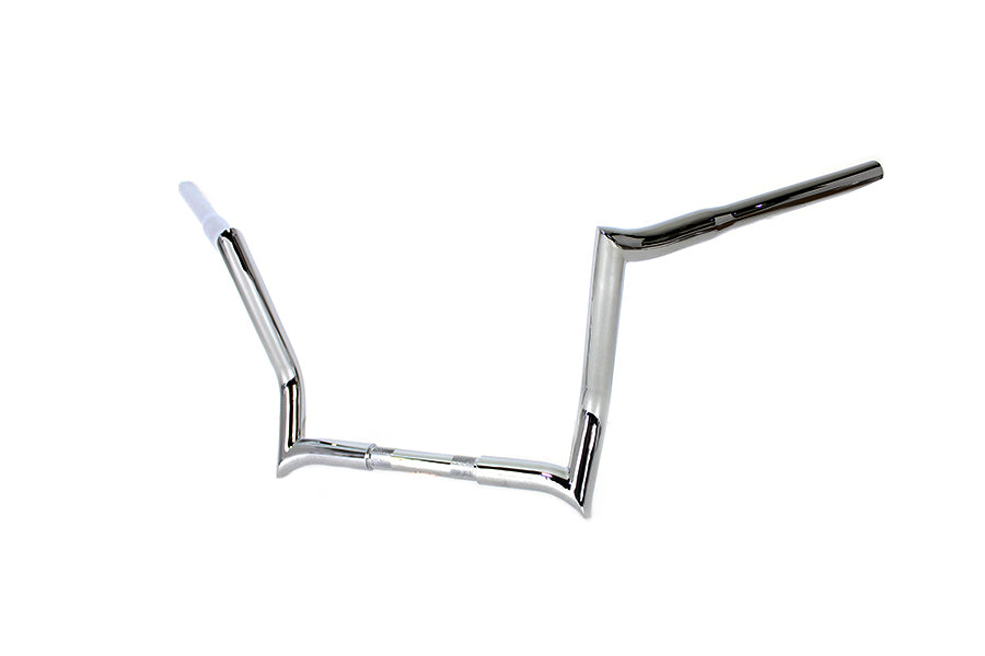 12 inch Z-Bar Handlebar without Indents Chrome