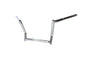 12 inch Z-Bar Handlebar without Indents Chrome