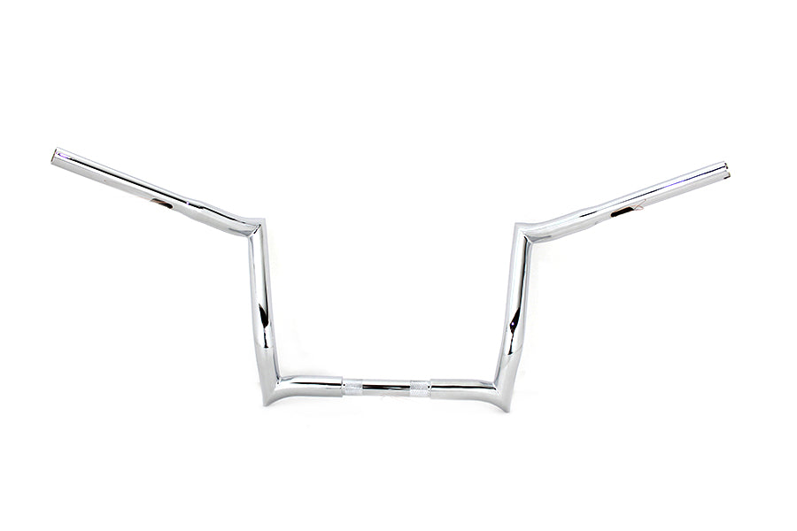 12 inch Z-Bar Handlebar without Indents Chrome