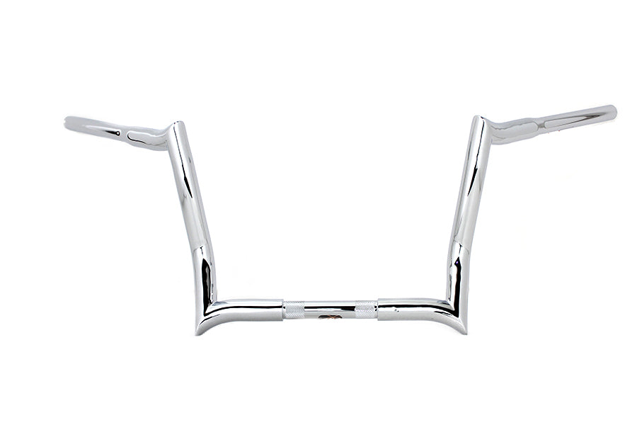 12 inch Z-Bar Handlebar without Indents Chrome
