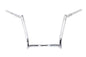 14 inch Z-Bar Handlebar without Indents Chrome
