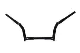 10 inch Z-Bar Handlebar without Indents Black