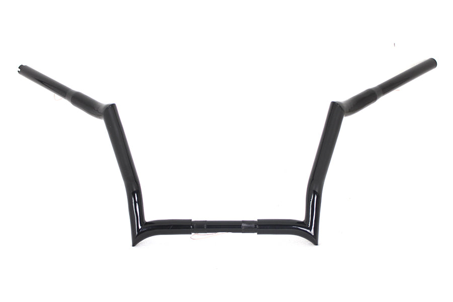 12 inch Z-Bar Handlebar without Indents Black
