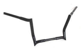12 inch Z-Bar Handlebar without Indents Black