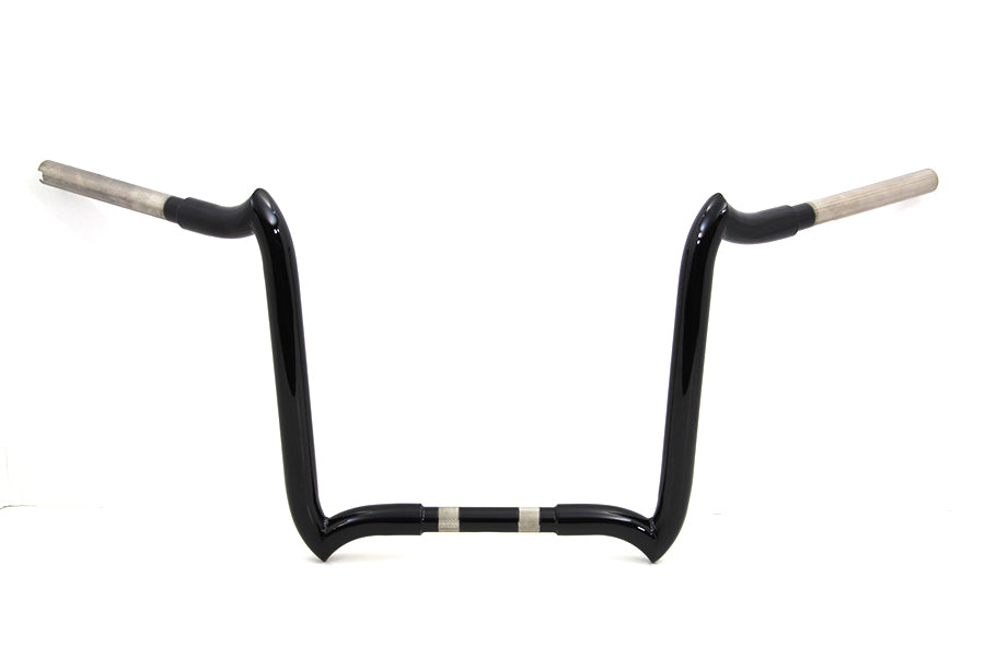 14 inch Z-Bar Handlebar without Indents Black