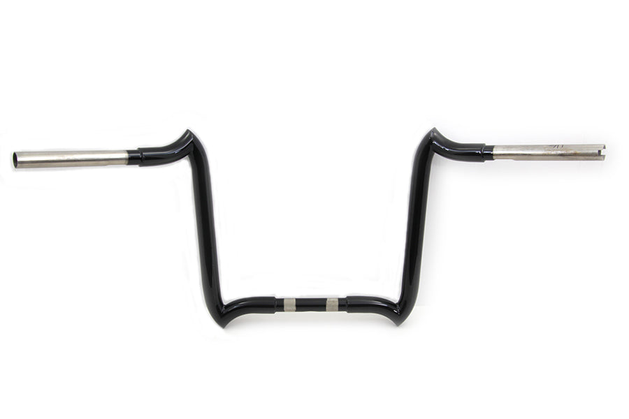 14 inch Z-Bar Handlebar without Indents Black