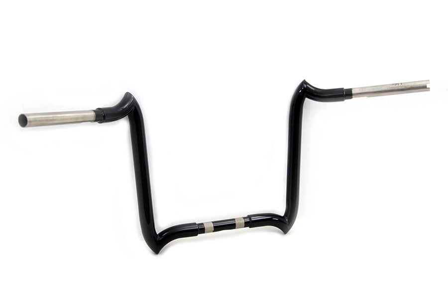 14 inch Z-Bar Handlebar without Indents Black