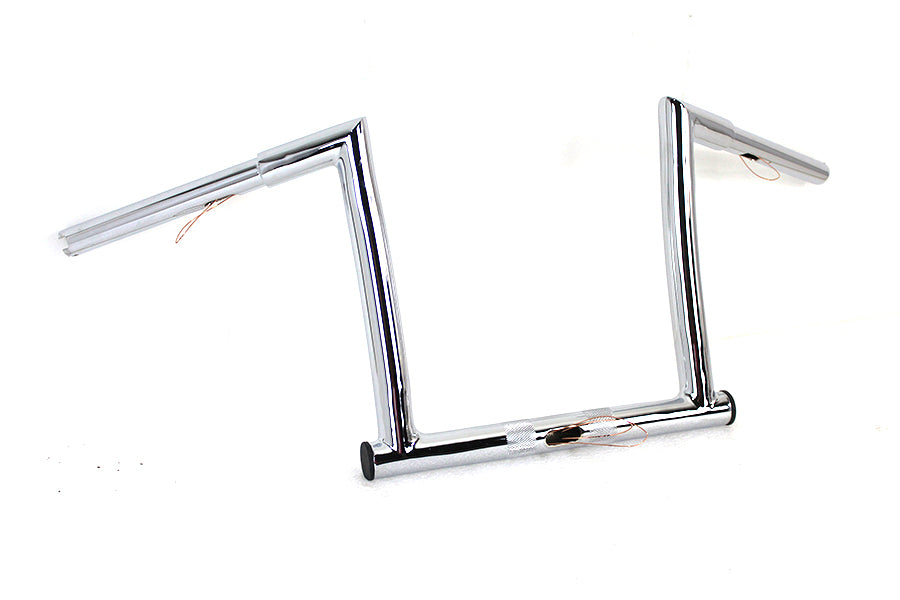 12 inch ChiZeled Z-Bar Handlebar Chrome