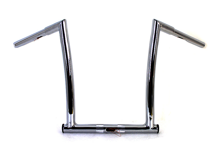 12 inch ChiZeled Z-Bar Handlebar Chrome