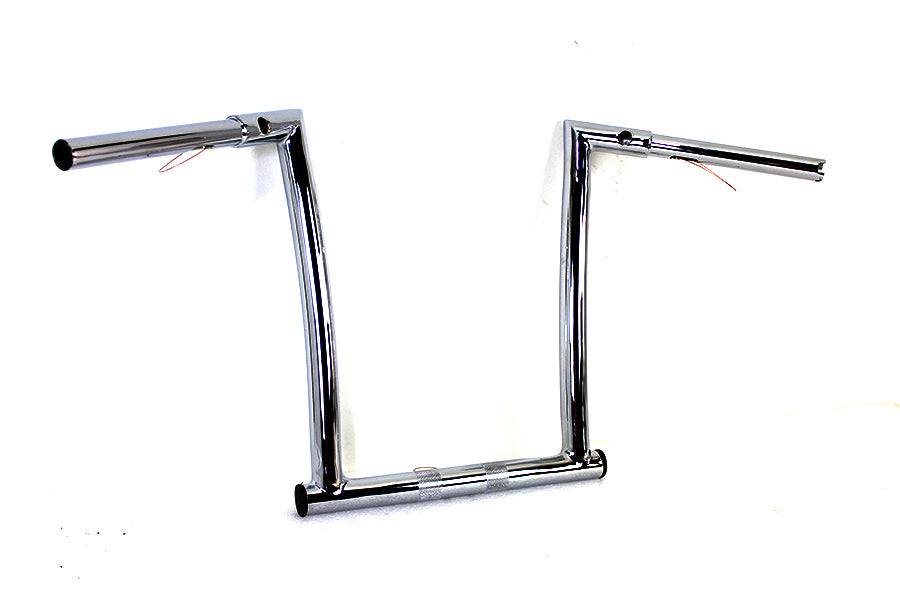 12 inch ChiZeled Z-Bar Handlebar Chrome