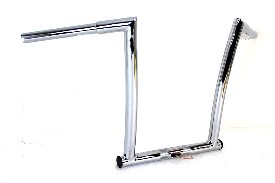 12 inch ChiZeled Z-Bar Handlebar Chrome