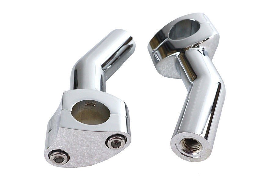 1 inch Pullback Riser Set Chrome