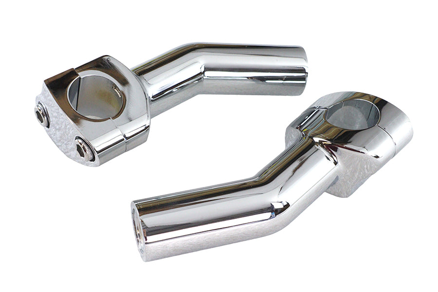 1 inch Pullback Riser Set Chrome