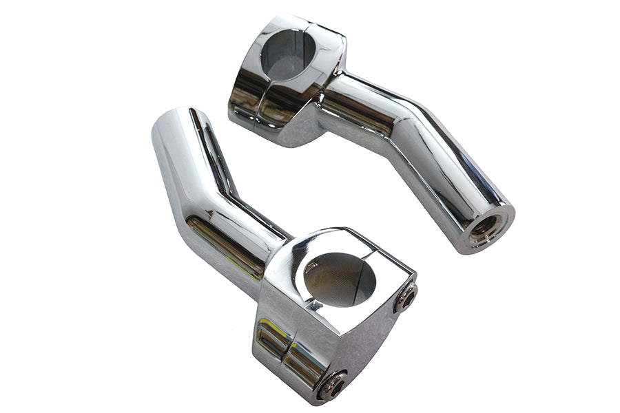 1 inch Pullback Riser Set Chrome