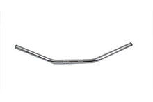 Load image into Gallery viewer, Flat 1 inch Drag Handlebar with Indents Chrome