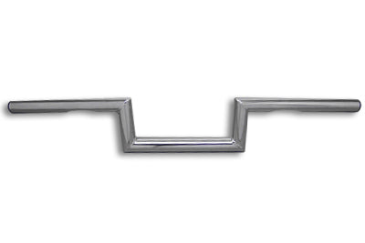 4 inch Z Handlebar with Indents Chrome