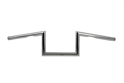 5-1/2 inch Z Handlebar with Indents Chrome