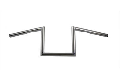 8 inch Z Handlebar with Indents Chrome