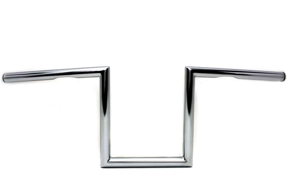 10 inch Z Handlebar with Indents Chrome