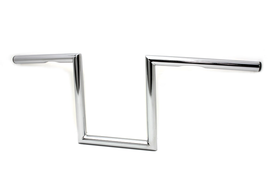 10 inch Z Handlebar with Indents Chrome
