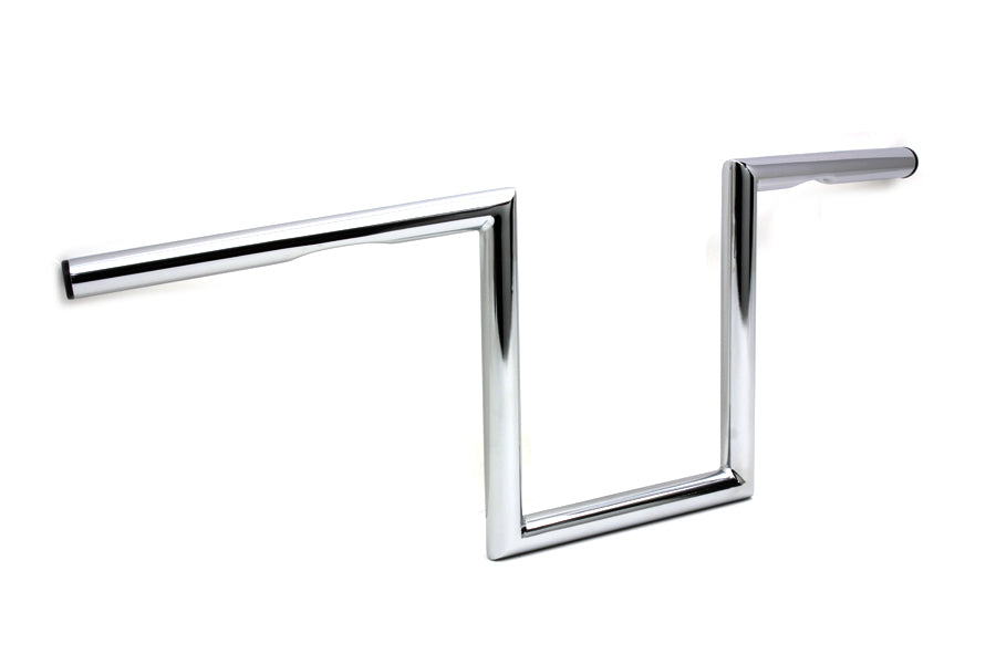 10 inch Z Handlebar with Indents Chrome