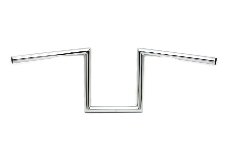 10 inch Z Handlebar with Indents Chrome