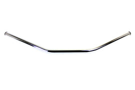Flat 1 inch Drag Handlebar with Indents Chrome