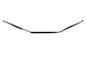 Flat 1 inch Drag Handlebar with Indents Chrome