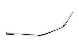 Flat 1 inch Drag Handlebar with Indents Chrome
