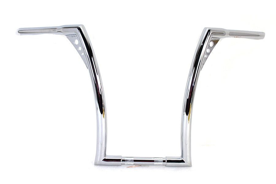 17 inch Chrome Z-Bar Handlebar with Indents