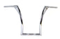 17 inch Chrome Z-Bar Handlebar with Indents