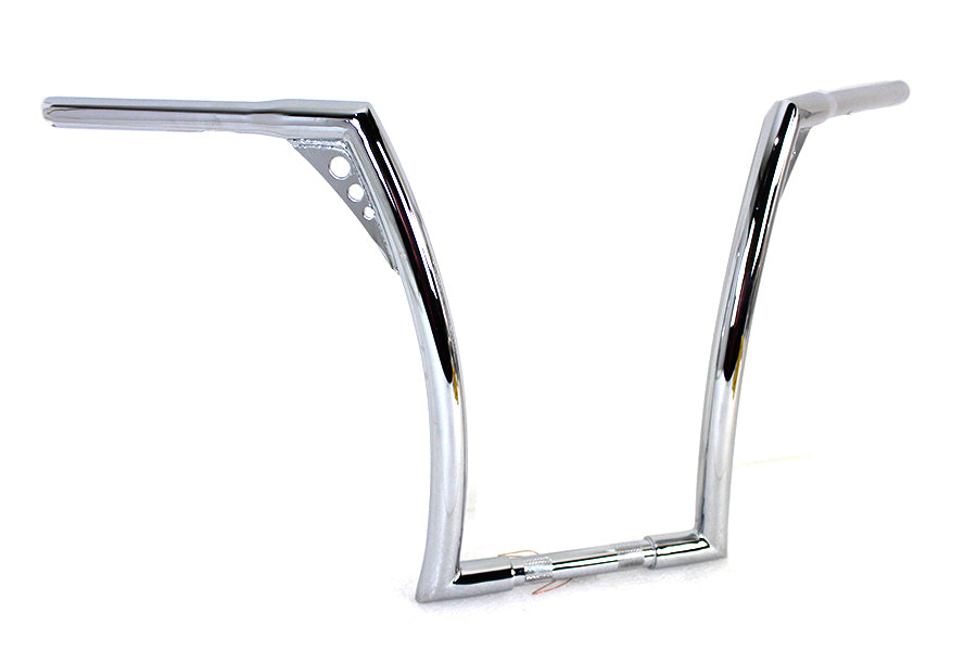 17 inch Chrome Z-Bar Handlebar with Indents