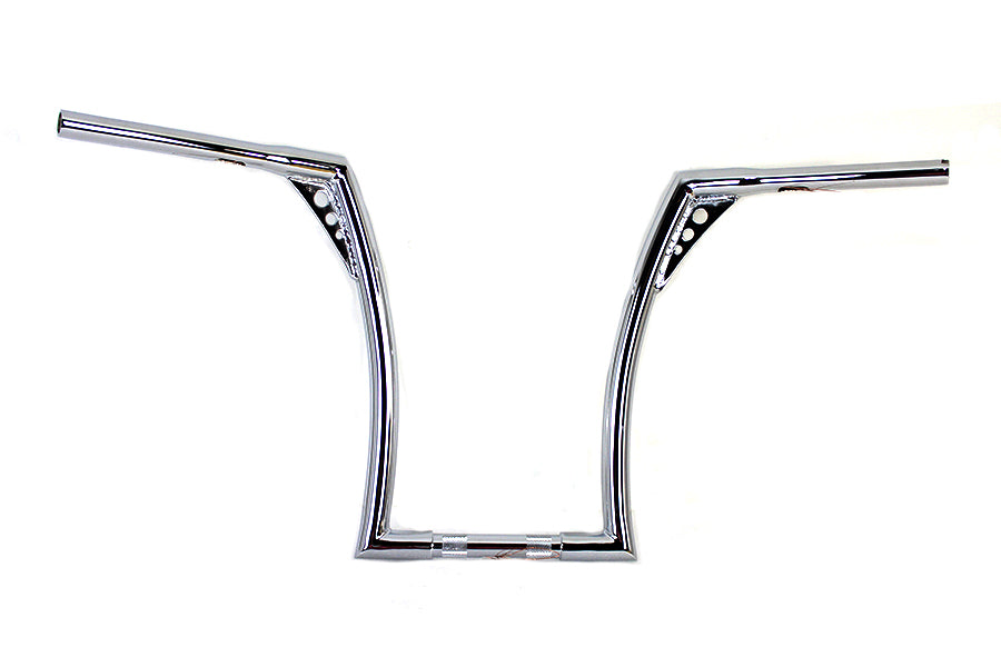 17 inch Chrome Z-Bar Handlebar with Indents