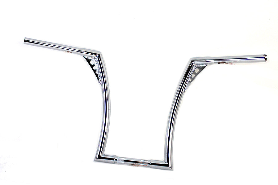 17 inch Chrome Z-Bar Handlebar with Indents