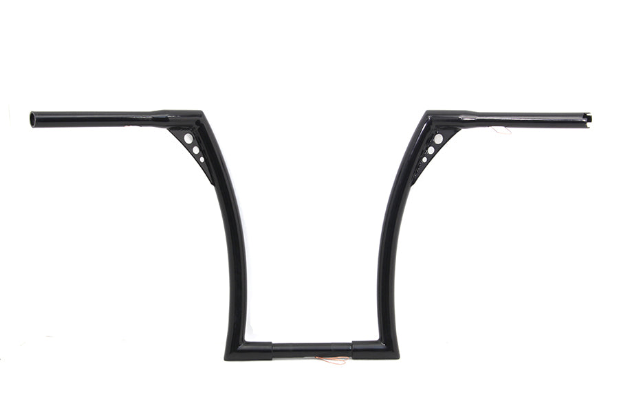 17 inch Black Z-Bar Handlebar with Indents