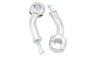 6 inch Curved Riser Kit Chrome