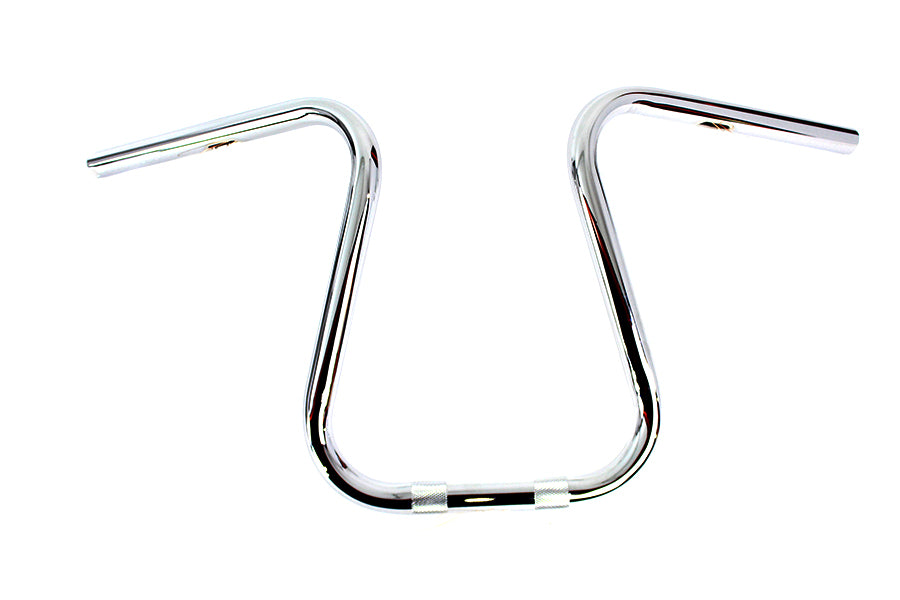 Chrome 1 inch Loopy Handlebar with Indents