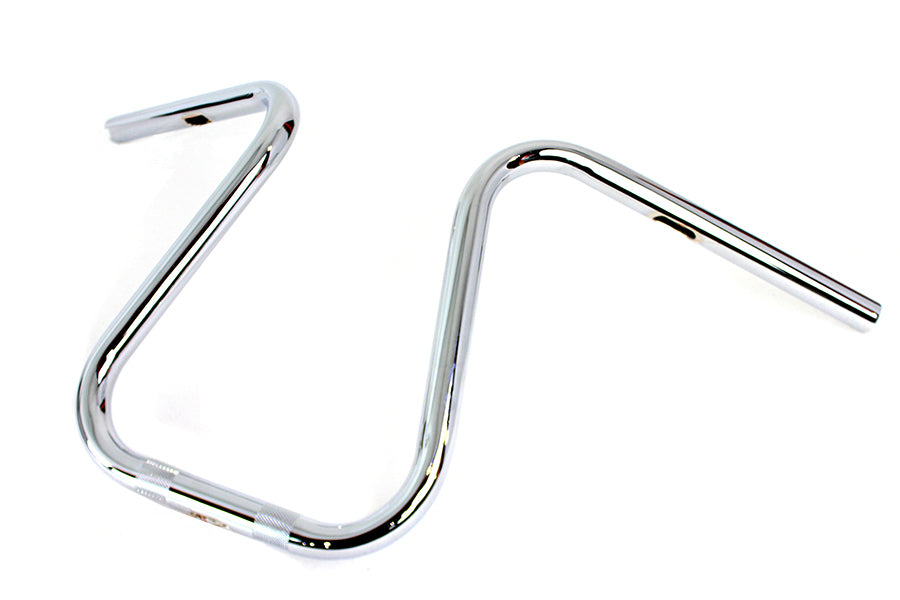 Chrome 1 inch Loopy Handlebar with Indents